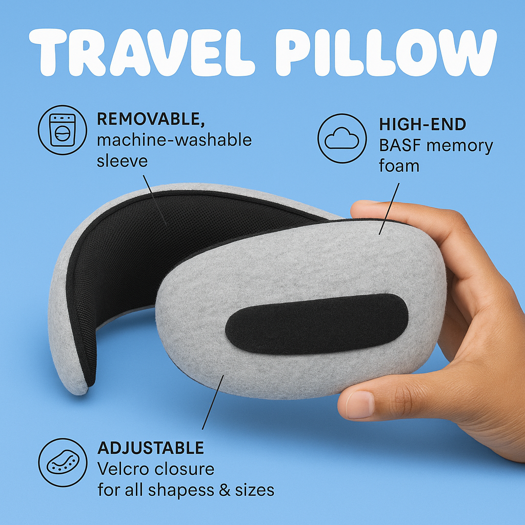 SnugCloud® Travel Pillow