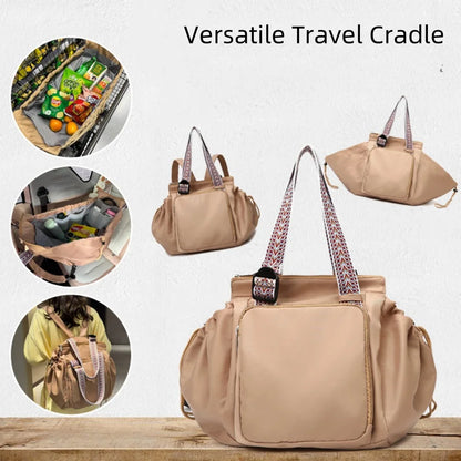 Versatile Diaper Bag Travel Cradle Duffel Bag Outdoor Camping Shopping Storage Handbag Compartments Mummy Bag Sports Backpack