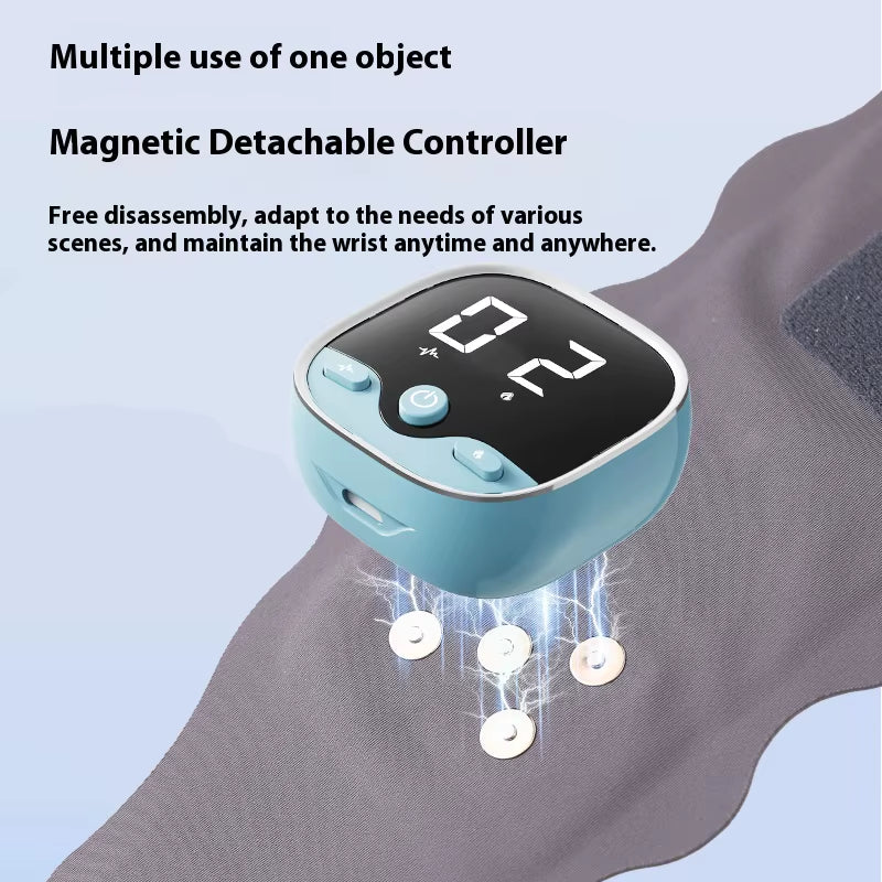 EMS Wrist Guard Wrist Support Brace Smart Heating Wrist Support Strap 5 Modes 9 Levels Wrist Compression Brace for Home Office
