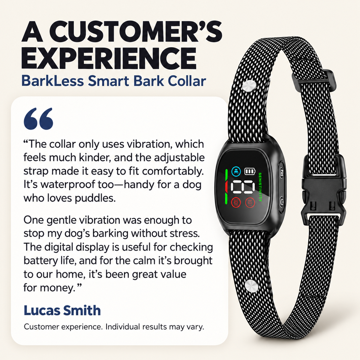 BarkLess — Smart Bark Collar