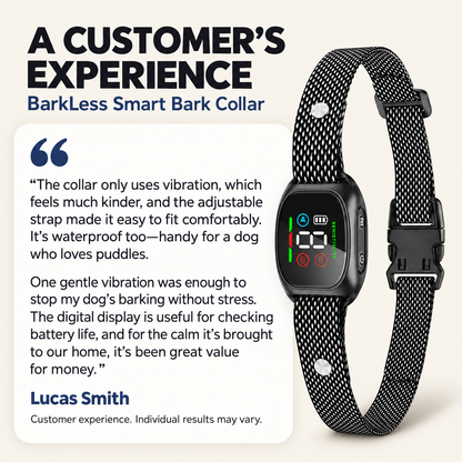 BarkLess — Smart Bark Collar