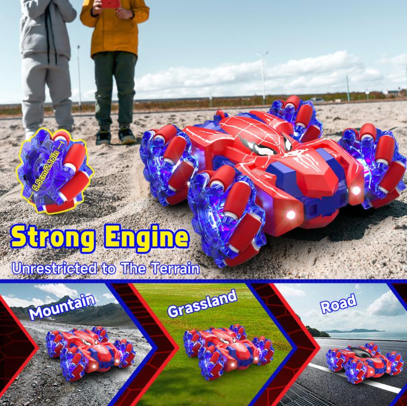 Spider SpinDrive 4WD Remote Control Car