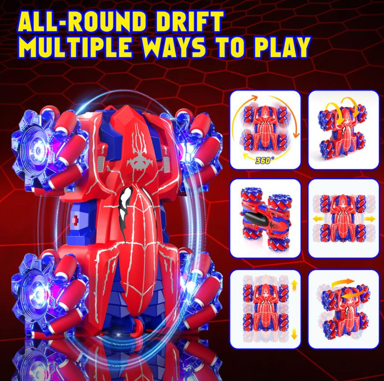 Spider SpinDrive 4WD Remote Control Car