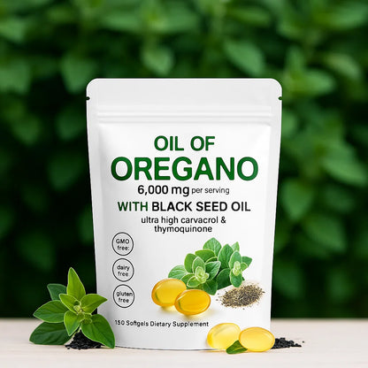 VitalEssence 2-in-1 Oil of Oregano & Black Seed Oil