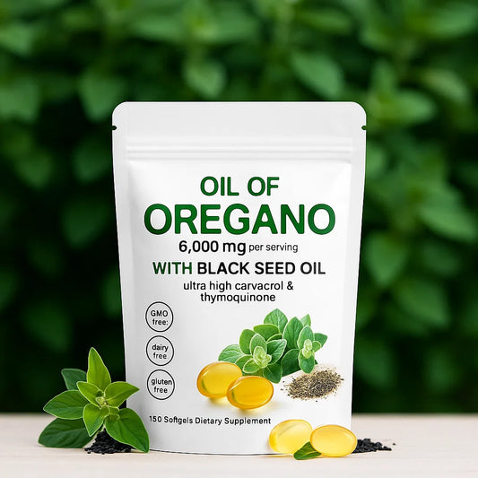 VitalEssence 2-in-1 Oil of Oregano & Black Seed Oil