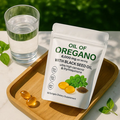 VitalEssence 2-in-1 Oil of Oregano & Black Seed Oil