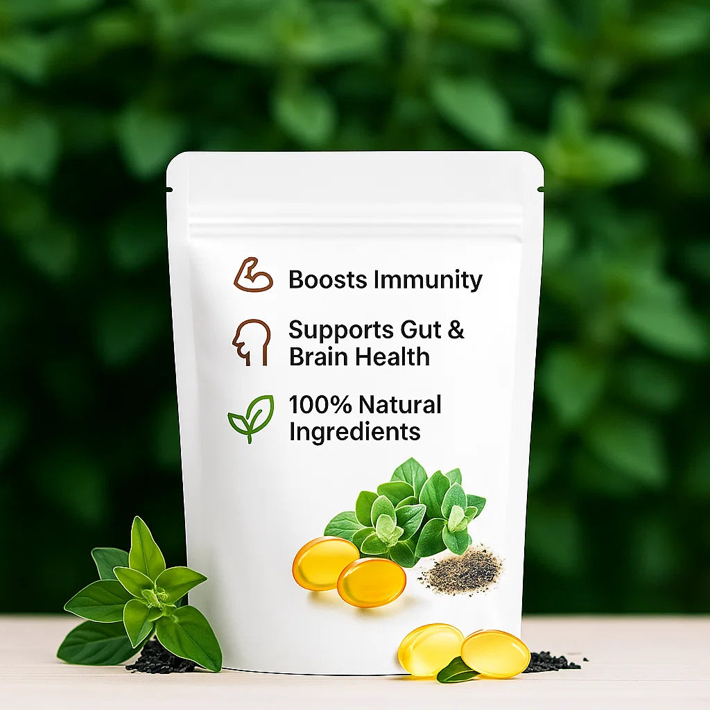 VitalEssence 2-in-1 Oil of Oregano & Black Seed Oil