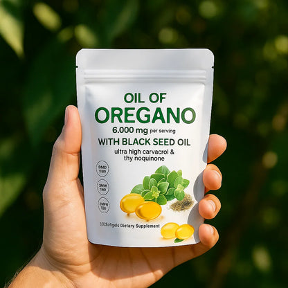 VitalEssence 2-in-1 Oil of Oregano & Black Seed Oil