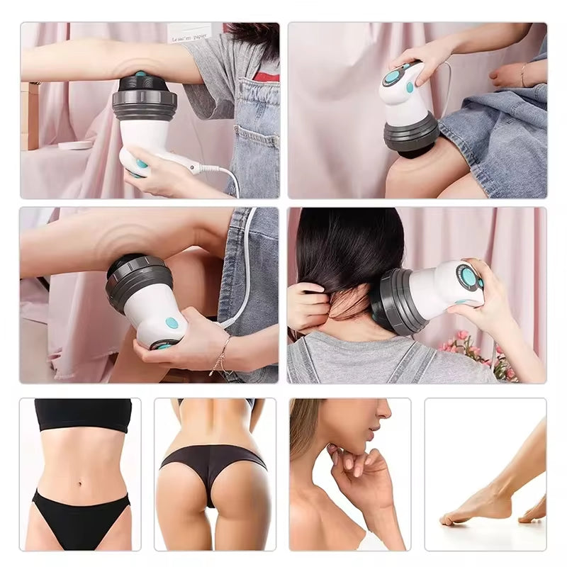 Body Electric Massager anti Cellulite Portable Fat Slimming Health Care Massage Instrument Vibration Cervical Spine Neck Waist