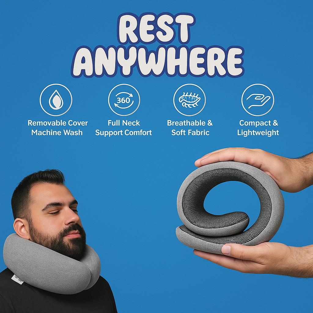 SnugCloud® Travel Pillow