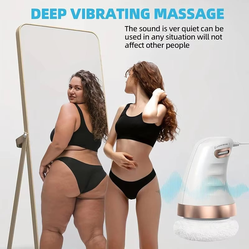 Cellulite Massager Body Slim Sculpting Machine Handheld Electric Massage Gun Skin Tightening for Belly Waist Butt Arms Legs