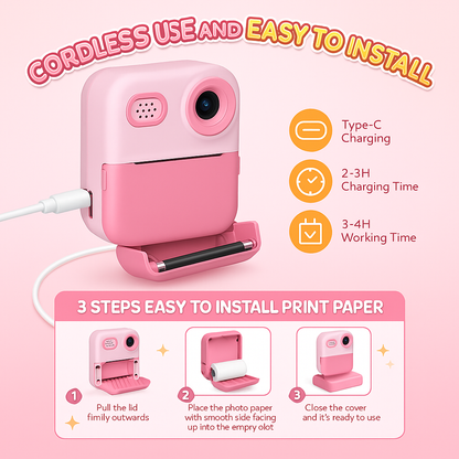 SnapBuddy Instant Print Kids Camera