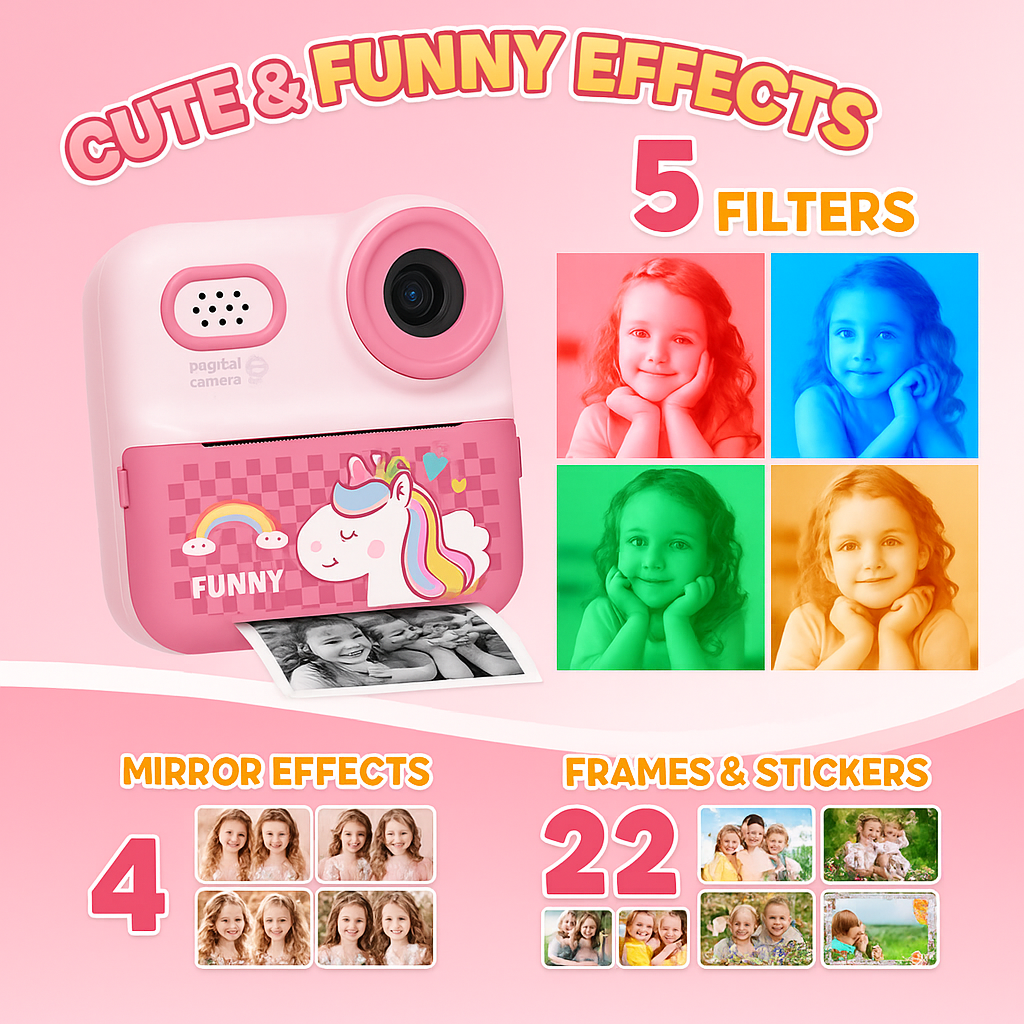 SnapBuddy Instant Print Kids Camera